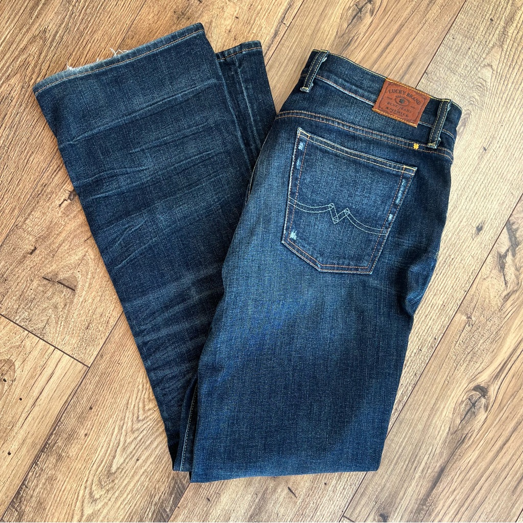Lucky Brand Sweet N Low Indigo Denim Flare Jeans